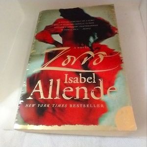 3/$24 Zorro by Isabel Allende Paperback Book
